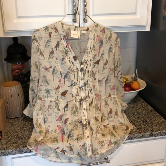 Anthropologie Tops - Parrot top